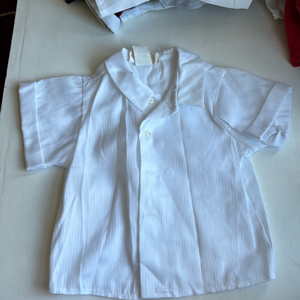 Vintage boys 80s style botton down